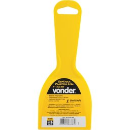 Espátula Plástica Lisa 3'' - 76,2 mm Vonder - 2