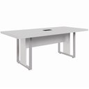 Ver imagem 1 de Mesa de Reunião Retangular Pé Quadro 200x90cm Linha Start Ci