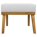 Ver imagem 5 de Kit 2 Puffs Decorativos Firenze Retangular - Branco Corino