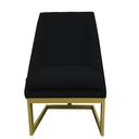 Ver imagem 1 de Cadeira para Sala de Jantar Ana Base de Ferro Suede Preto - D'classe Decor