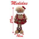 Ver imagem 2 de Boneco Natal Decoração Biscoito Ginger Enfeite de Mesa 28cm