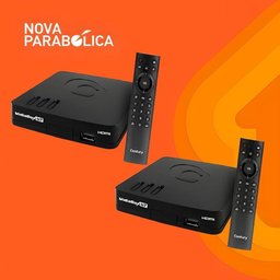 Kit 2 Receptores Nova Parabólica Digital Midiabox B7 Century - 3