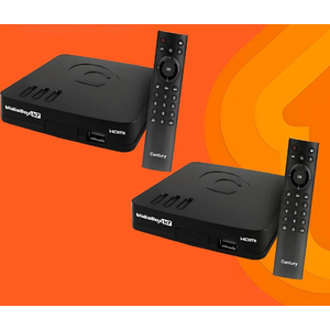 Kit 2 Receptores Nova Parabólica Digital Midiabox B7 Century