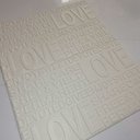 Ver imagem 2 de PLACA ESPUMA 3D AUTOADESIVA MODELO LOVE
