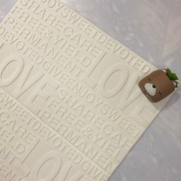 PLACA ESPUMA 3D AUTOADESIVA MODELO LOVE - 4