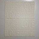 Ver imagem 1 de PLACA ESPUMA 3D AUTOADESIVA MODELO LOVE