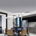 Ver imagem 3 de Lustre Pendente 3 em 1 Led Arco Infinito Hall de Entrada Recepçao Hotel Restaurante Sala de Jantar I