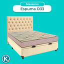 Ver imagem 4 de Conjunto Cama Box Bau Blindado Casal + Colchão D33 Maxsono Paropas + Cabeceira