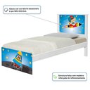 Ver imagem 3 de Cama Solteiro com Cabeceira Adesivada Astronauta