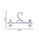 Ver imagem 2 de Kit 25un. Cabide Saia Infantil Fixo C/ Presilha G em Ps Cristal