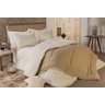 Coberdrom Casal Queen Pelo De Carneiro Edredom 100% Algodão Avelã - 2