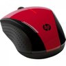 Mouse Wireless sem Fio x3000 Vermelho/ Preto Hp - 2