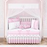 Quarto Bebê Menina Girafinha Clássica Rosa 37p Grão de Gente - 11