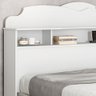 Cabeceira Cama Box Casal Queen 160cm Com Nichos Cristal G03 Branco - Mpozenato - 3