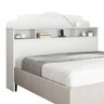 Cabeceira Cama Box Casal Queen 160cm Com Nichos Cristal G03 Branco - Mpozenato - 1
