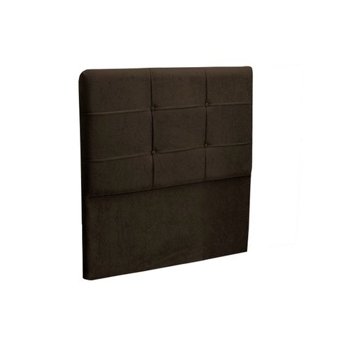 Cabeceira Cama Box Solteiro 90 cm London - JS Móveis - Chocolate