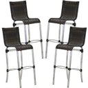 Ver imagem 1 de 4 Banquetas Alta Haiti Alumínio Fibra Cozinha Balcão Edícula Pedra Ferro