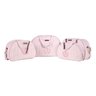 Conjunto Bolsa Maternidade Rosa Tricot Letra T Grão de Gente - 1