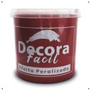 Ver imagem 1 de Cimento Queimado com Efeito Perolizado Decora Fácil 1kg - Vermelho
