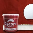 Ver imagem 4 de Cimento Queimado com Efeito Perolizado Decora Fácil 1kg - Vermelho