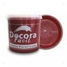 Cimento Queimado com Efeito Perolizado Decora Fácil 1kg - Vermelho - 7