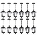 Ver imagem 1 de Kit 12 Pendentes Lustres de Teto 58cm Luminária Grega Plásti