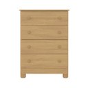 Ver imagem 5 de Cômoda Infantil 65cm com 4 Gavetas Allegra Multimóveis Mp4421 Madeirado Madeirado