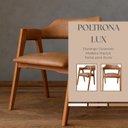Ver imagem 4 de Kit Poltronas 6 Unidades Revestida em Durango Madeira Tauari