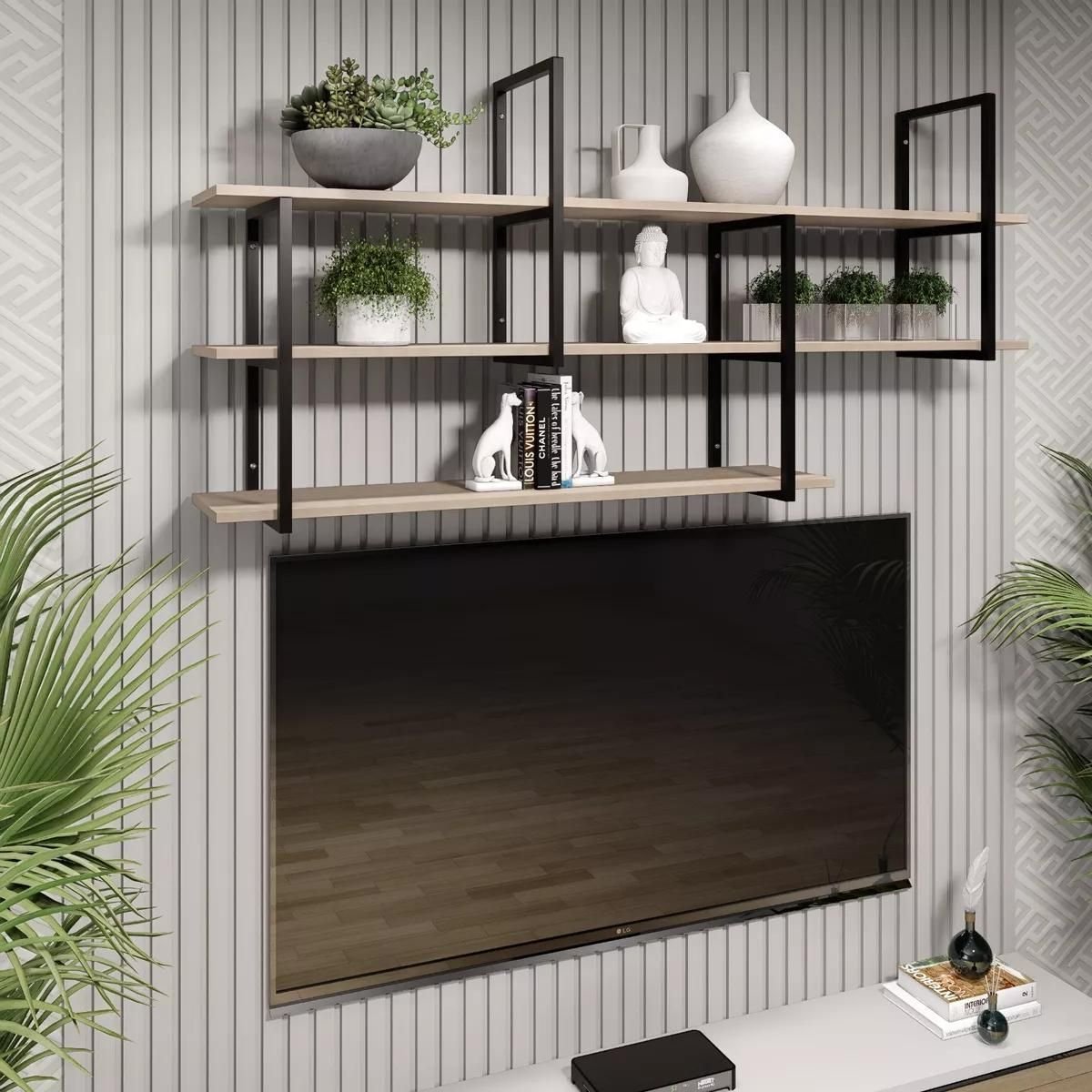 Prateleira Flutuante Design Moderno e Inovador Organizadora Prática de ...
