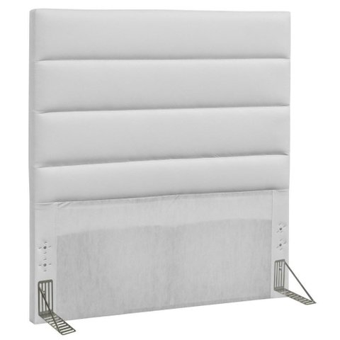 Cabeceira Quarto Solteiro 90Cm Branco D'Monegatto