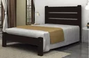 Ver imagem 1 de Cama de Casal Maiorca de Madeira Maciça Angelim Pedra/Tauari - Tabaco