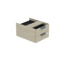 Ver imagem 1 de Gaveteiro Aéreo GA02G P15 2 Gavetas MDP para Mesa Escritório Castanheira Natural Pandin Móveis