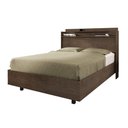 Ver imagem 2 de Cama New Box Casal 1,38 + Cabeceira Chocolate - Framar Móveis