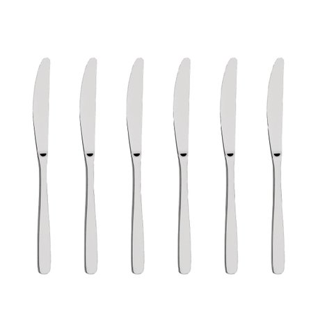Conjunto 6 Facas para Sobremesa Cosmos Talheres Tramontina em Aço Inox