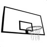 2 Tabelas de Basquete Laminada Naval 1,80x1,20m Sports Mania - Branco - 3