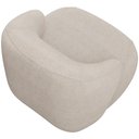 Ver imagem 7 de Kit 02 Poltronas Decorativa Fixa Orgânica para Sala Living Barolo L06 Linho Bege - Lyam Decor