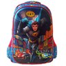 Mochila Escolar Infantil Costas Herói Masculina Reforçada 3d - Azul - 1