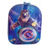 Mochila De Costas Escolar Infantil Pequena Capitão America 3D - Azul - 1