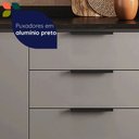 Ver imagem 3 de Balcão Lumina 120 Cm 2 Portas e 3 Gavetas com Tampo 917123 Telasul