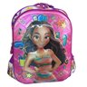Mochila Infantil Costas Escolar Feminina Moana 3D - Rosa - 3