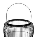 Ver imagem 4 de Lanterna Decorativa Em Metal Preto 50X24X24cm - D’Rossi
