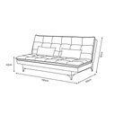 Ver imagem 5 de Sofá Cama Berlim 190cm Veludo