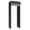 Ver imagem 5 de Porta-geladeira 83 Cm 1 Porta Basculante Preto/branco/preto Lux Madesa