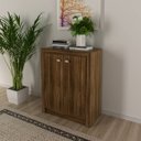 Ver imagem 1 de Balcão Escritório com 2 Portas Multimóveis Cr25013 Nogal