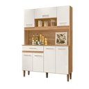 Ver imagem 4 de Cozinha Compacta Magazin 120cm Freijó Off White Nicioli