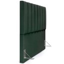Ver imagem 6 de Kit Cabeceira Cama Box Casal 140 Cm Calçadeira Recamier Baú Dália W01 Linho Verde Musgo - Lyam