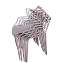 Ver imagem 5 de Cadeira Allegra em Pp para Área Externa e Sala de Jantar ou Estar Cor Fendi