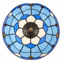 Ver imagem 3 de Abajur Decorativo Tiffany Azul a:38 L:20