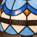 Ver imagem 4 de Abajur Decorativo Tiffany Azul a:38 L:20
