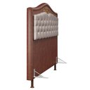Ver imagem 6 de Cabeceira Cama Box Casal King 195cm Imperial J02 Facto Marrom/Bege- Mpozenato